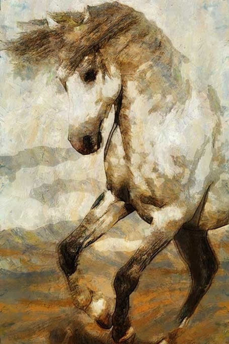 Art Gallery Xiart | Rearing Horse