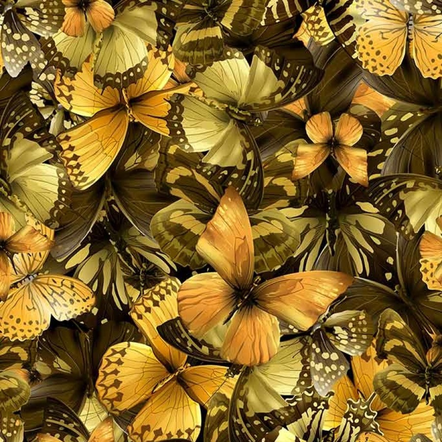 Art Gallery Xiart | Golden Yellow Butterflies