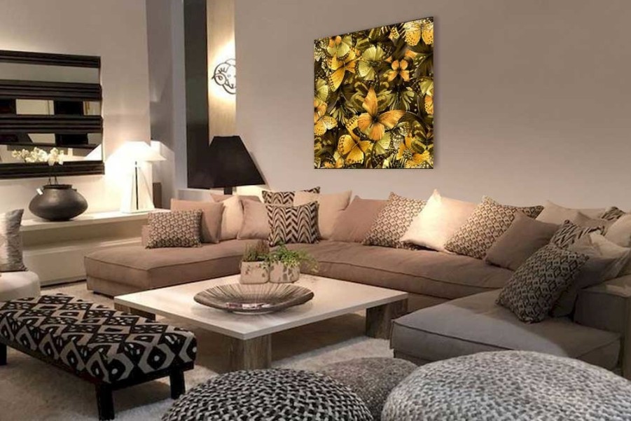 Art Gallery Xiart | Golden Yellow Butterflies